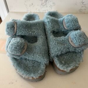 Birkenstock Papillo Blue Sherpa